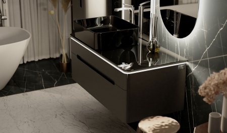 Тумба Shine 100 подвесная антрацит