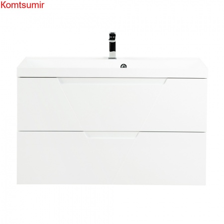 База под раковину подвесная BelBagno VITTORIA-1000-2C-SO-BO-P Bianco Opaco