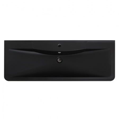 Раковина из искусственного камня BelBagno BB1200/455-LV-ART-ALR-NERO, чёрная матовая