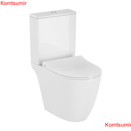 Унитаз напольный Vitra Sento Rim-ex open back, сиденье тонкое микролифт, механизм 3/6 л Унитаз напольный Vitra Sento Rim-ex open back, сиденье тонкое микролифт, механизм 3/6 л