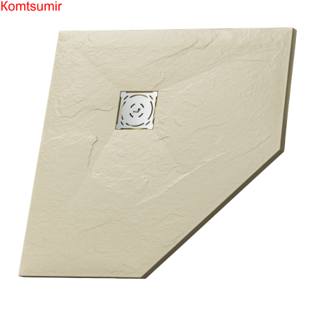 Душевой поддон трапеция RGW ST/T-Be Бежевый 900x900