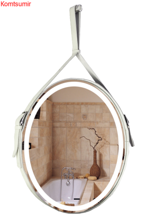 Зеркало AZARIO Капитан D610 бесконтактный сенсор, белая кожа (LED-00002475)