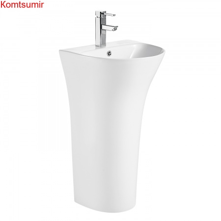 Раковина напольная Azario FRETTA ROUND 42х48х83.5 Белый (AZ-307)