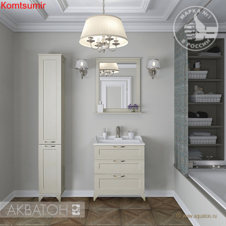 Тумба под раковину AQUATON Леон 65 Н напольная, дуб бежевый (1A194601LBPR0) Тумба под раковину AQUATON Леон 65 Н напольная, дуб бежевый (1A194601LBPR0)