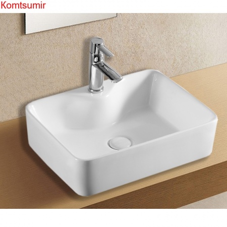 Раковина Azario 49х38х13, накладная, белая (AZ-4569A)