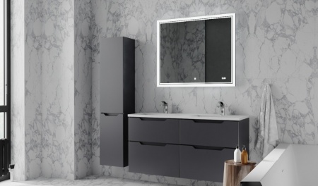 Тумба Wector 120 подвесная антрацит