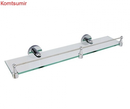 WasserKRAFT Rhein K-6244 Полка стеклянная с бортиком