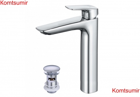 Смеситель для раковины 227 с донным клапаном AQUATEK AQ1005CR ВЕГА