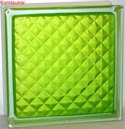 Стеклоблоки Vitrablok окрашенные внутри (Чехия)