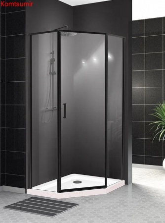 Душевой уголок BelBagno UNO-195-P-1-100-C-NERO