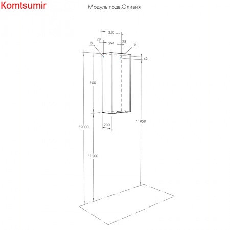 Шкаф подвесной Aquaton Оливия 35 L левый, цвет белый матовый (1A254703OL01L) Шкаф подвесной Aquaton Оливия 35 L левый, цвет белый матовый (1A254703OL01L)