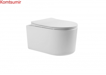 Унитаз-компакт подвесной безободковый AQUATEK МИЯ AQ2004-00 490*370*340 мм, горизонтальный выпуск, тонкое сиденье с механизмом плавного закрывания, крепеж Унитаз-компакт подвесной безободковый AQUATEK МИЯ AQ2004-00 490*370*340 мм, горизонтальный выпуск, тонкое сиденье с механизмом плавного закрывания, крепеж