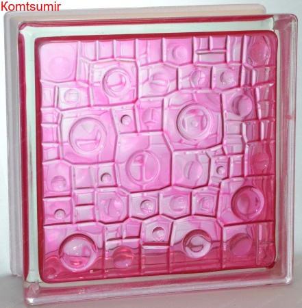 Стеклоблоки Vitrablok окрашенные внутри (Чехия)