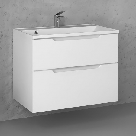 Тумба Wector 80 подвесная белая