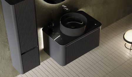 Тумба Lumino 80 подвесная Антрацит