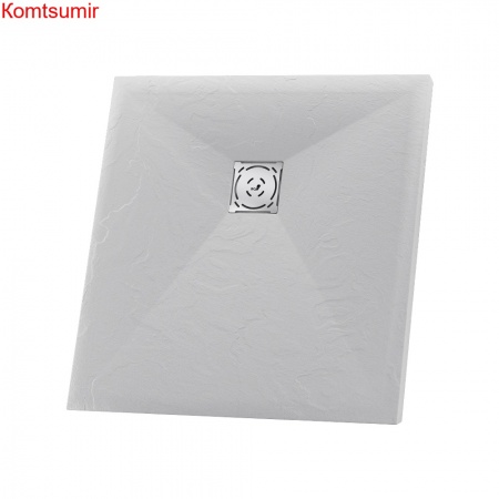 Душевой поддон квадратный RGW ST-Co Бетон 1000x1000