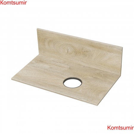 Столешница-панель AQUATON Мишель 80.0х1.6х45.0 дуб эндгрейн (1A253003MIX40)