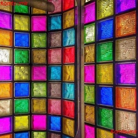 Стеклоблоки Vitrablok окрашенные внутри (Чехия)