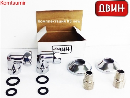 Полотенцесушитель водяной Двин F braid 80/50 1"-3/4"-1/2"