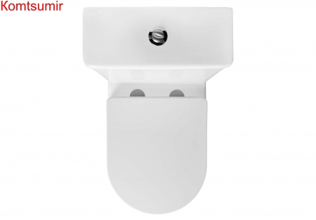 Унитаз-компакт напольный с бачком Aquatek ЕВРОПА AQ2903T-00 с сиденьем Soft Close, смыв торнадо