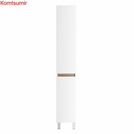 M85ACSR0306WG X-Joy, шкаф-колонна, напольный, правый, 30 см, двери, цвет: белый, глянец