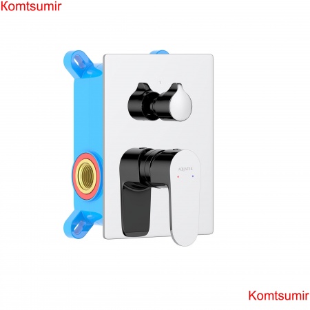 Смеситель для ванны (внешняя и скрытая часть) AQUATEK AQ1246CR ОБЕРОН