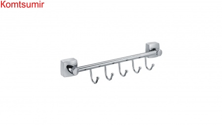 Планка 5 крючков Fixsen Kvadro FX-61305В-5