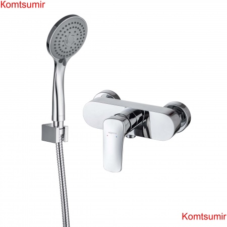 AQ1060CR ВЕГА смеситель для душа + AQ2010CR ВЕГА душевой набор