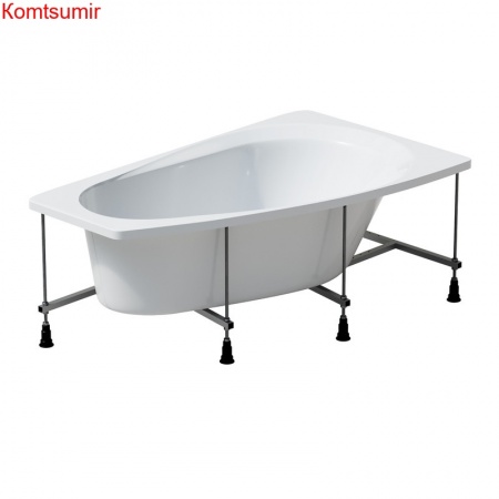 Corpanera Milano ванна асимметричная правая 150*90, белый