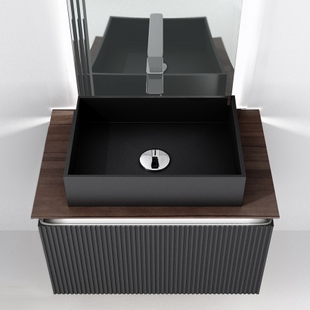 Тумба Strong 80, подвесная антрацит