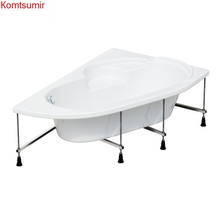 Corpanera Siena ванна асимметричная левая 170*110, белый