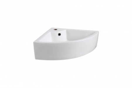 Раковина подвесная угловая AQUATEK AQ5166A-00 325*325*130 мм, универсальная установка