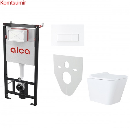 Сет инсталляция Alсa AM101/1120-4:1 RU M570-0001 + унитаз Teramo AZ-0052 с сиденьем микролифт Сет инсталляция Alсa AM101/1120-4:1 RU M570-0001 + унитаз Teramo AZ-0052 с сиденьем микролифт