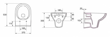 Унитаз подвесной Cersanit City New clean on