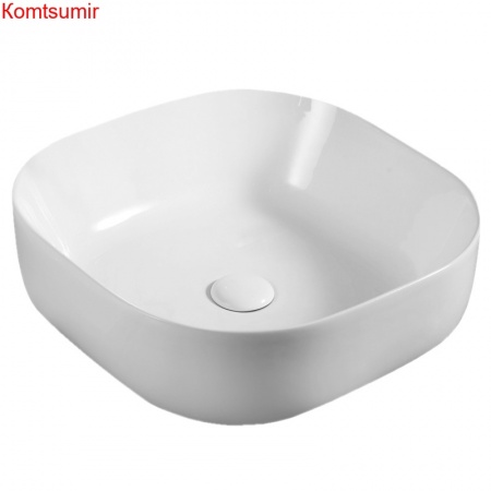 Раковина Azario 43х43х13,5 накладная , цвет белый глянец (AZ-41288)