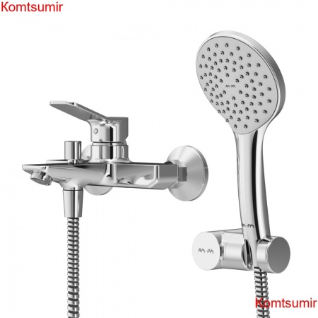 AM.PM F85A15000 X-Joy, смеситель д/ванны/душа, душ.набор, хром, шт.