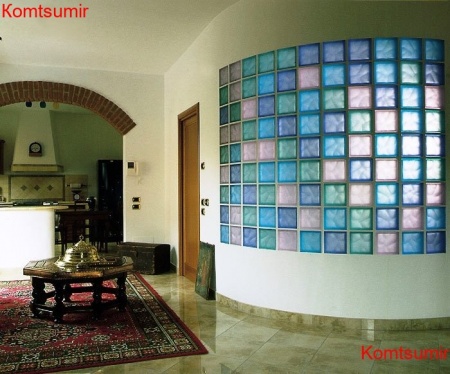 Стеклоблоки Vitrablok окрашенные в массе (Чехия)