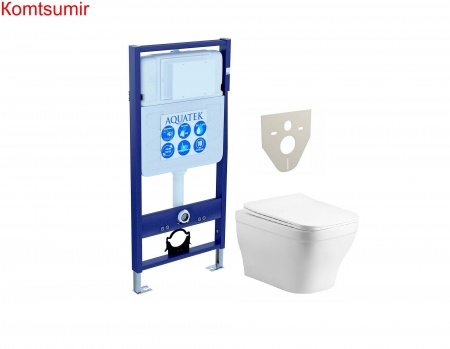 SET AQUATEK АМАДЕО cm (рама AQUATEK Standard INS-0000012(без клавиши и крепежа)+унитаз АМАДЕО AQ1180-00 с тонким сиденьем soft-close SET AQUATEK АМАДЕО cm (рама AQUATEK Standard INS-0000012(без клавиши и крепежа)+унитаз АМАДЕО AQ1180-00 с тонким сиденьем soft-close