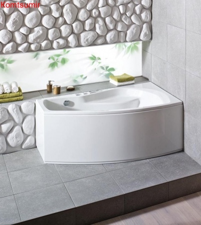 Ванна акриловая Santek Майорка асимметричная 150х90, правосторонняя, белая Ванна акриловая Santek Майорка асимметричная 150х90, правосторонняя, белая