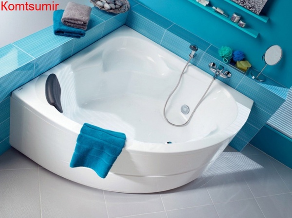 Ванна акриловая Santek КАРИБЫ симметричная 140х140 белая