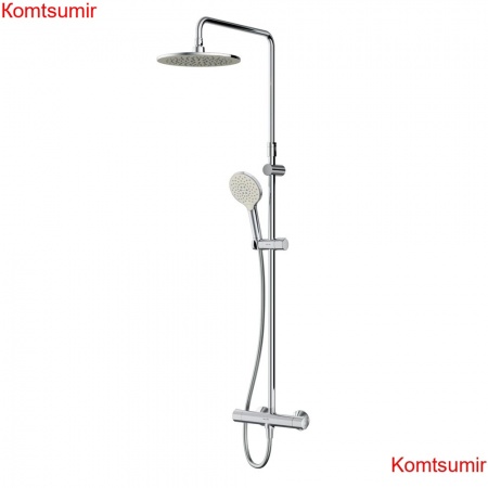 AM.PM F0780464 Like,душ.система набор:см-ль д/душа термостат,верх.душ d250 мм, ручной душ 120 мм, 3 функци