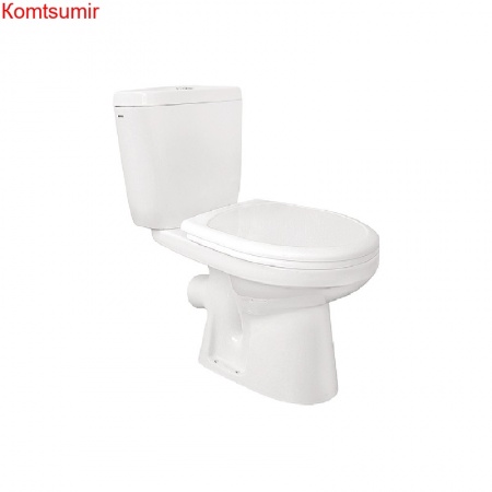 Унитаз-компакт "Анимо" прямой (эконом: 1-реж., полипроп)