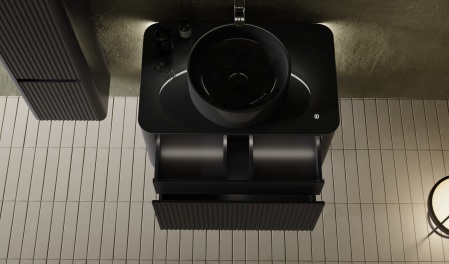 Тумба Lumino 80 подвесная Антрацит