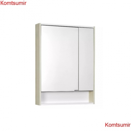 Зеркало-шкаф AQUATON РИКО 65 Белый/Ясень Фабрик (1A215202RIB90)