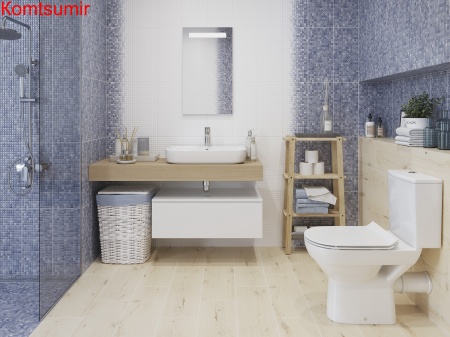 Зеркало: LED 010 base 40*70, с подсветкой, белый, Сорт1