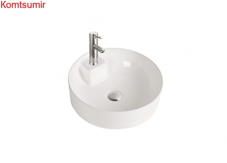 Раковина накладная для установки на столешницу AQUATEK ЕВРОПА AQ5212-00, 405*405*140 мм, с отверстием под смеситель