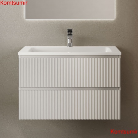 Тумба Coste 80 подвесная Белая