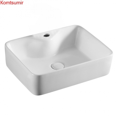 Раковина Azario 49х38х13, накладная, белая (AZ-4569A)