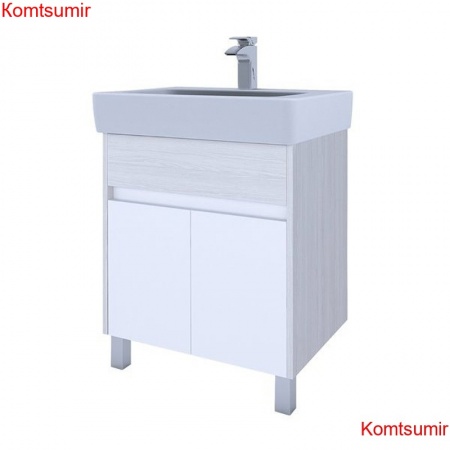 Тумба под раковину AQUATON ВЕРДИ 60 Напольная, белый ясень (1A207701VDAV0)