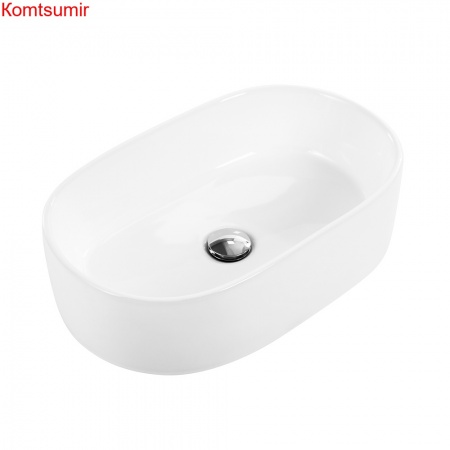 Раковина керамическая накладная, овальная BB1048